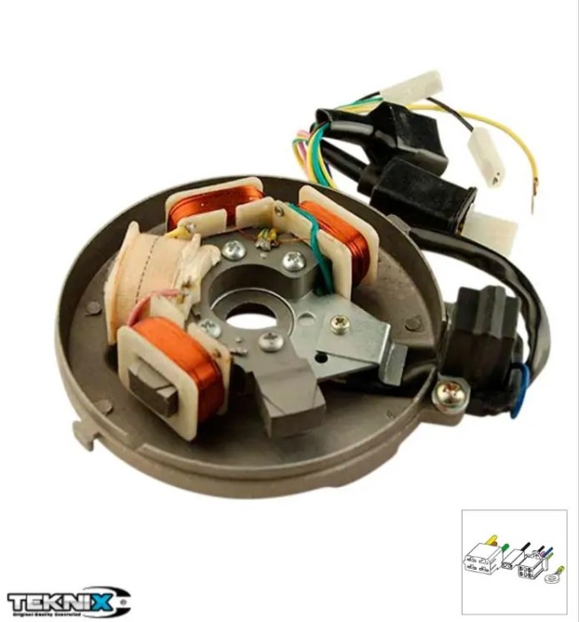 Magnetou (stator aprindere) moped Peugeot 103 MVC - 103 MVL - 103 MVX - 103 RCX - 103 SPX - Vogue VS2 - 104 2T 50cc - 12V