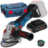 Bosch GWS 18V-10 SC + ProCORE - Polizor unghiular 150 mm valiza speciala accesorii + Acumulator Li-Ion 18 V 4 Ah