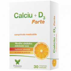 Calciu cu Vitamina D3 Forte Portocale – Suport Optim pentru Oase și Sistemul