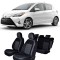 Set huse scaune dedicate Toyota Yaris 2012-2019 (Bancheta fractionata si husa cotiera)