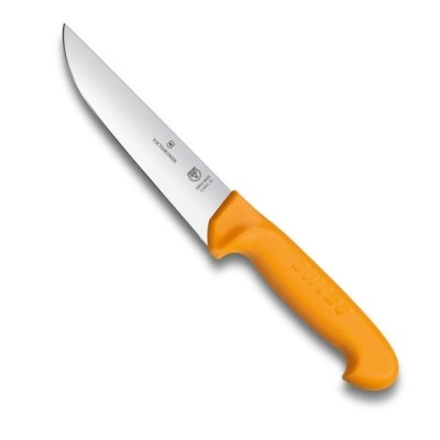 Cutit Macelar Victorinox Swibo, Butchers Knife, Lama 16cm , Galben foto