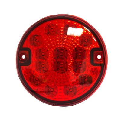Lampa ceata LED rosie fi 140mm 12-24V foto