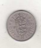 Bnk mnd Marea Britanie Anglia 1 shilling 1953, Europa