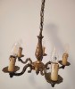 Candelabru deosebit din bronz masiv in stilul francez Louis ,piesa cu o lucrătură de o foarte mare finețe,stare excelenta,