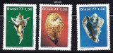 BRAZILIA 1977, Fauna marina, Scoici, Cochilii, MNH, serie neuzata, Nestampilat