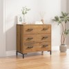 Gossi comoda cu sertare 75x35x70 cm, lemn masiv de pin