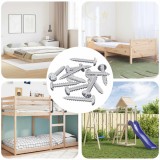 vidaXL Cuie Auto-filetante 12 pcs Zincat 4 x 25 mm Oțel 864506