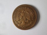 Rara! Mexic 10 Centavos 1920, America Centrala si de Sud, Cupru (arama)