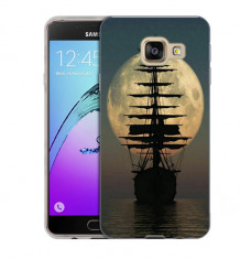 Husa Samsung Galaxy C7 C7000 Silicon Gel Tpu Model Moon Ship foto