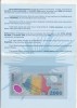 Bancnota Romania 2000 Lei 1999 Eclipsa, Serie 001A, UNC, in Pliant - Colectie Numismatica