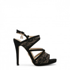 Sandale femei Laura Biagiotti model 635_CLOTH, culoare Negru, marime 40 EU foto