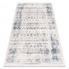 DISTIN 0833A covor modern bleumarin / albastru / alb - Boho, vintage, franjuri, 140x190 cm