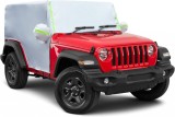 Husa de protectie pentru Jeep Wrangler cu 4 usi 2007-2022 Bigacober, panza Oxford, argintiu/verde