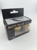 Dop Anal Hearty Buttplug, Medium, Auriu/Portocaliu, Passion Labs