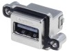 Soclu USB A pentru Montare pe Panou