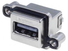 Soclu USB A pentru Montare pe Panou