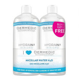 Dermedic Hydrain3 Pachet Apa micelara H2O DuoPack Hialuro, 2x500 ml