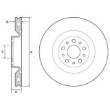 Disc frana FIAT 500L (199) (2012 - 2016) KRIEGER 0950004348