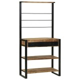 vidaXL Raft de bucătărie Maro 80 x 40 x 160 cm Lemn masiv de mango