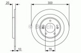Disc frana HYUNDAI i40 (VF) (2012 - 2016) BOSCH 0 986 479 A46