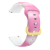 Curea silicon, compatibila Samsung Galaxy Watch 4, 40mm, VD Very Dream&reg;, Quick Release, Pink Powder