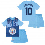 Manchester City pijamale de copii Text Grealish - 12-13 let