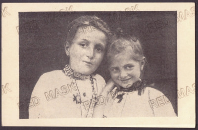 4594 - PALOS, Mures, Ethnic women, Romania - old postcard - unused foto