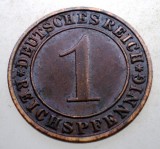 B.329 GERMANIA WEIMAR 1 REICHSPFENNIG 1936 A