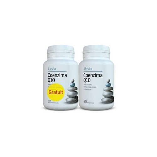 Coenzima Q10 10mg,30cps, pachet 1+1, Alevia Coenzima Q10 10mg,30cps, pachet 1+1, Alevia
