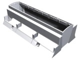 Carcasă DIN gri 110mm x 213mm x 62mm