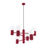 Candelabru Halo 6 Burgundy