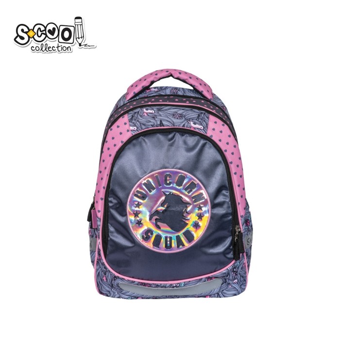 Ghiozdan anatomic LIGHT UNICORN, 41x28x21 cm &ndash; S-COOL