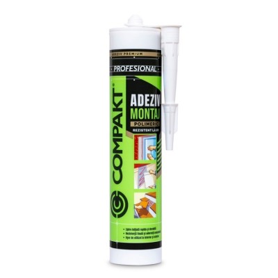 Adeziv pentru suprafete multiple, Compakt Polimeric, interior / exterior, negru, 280 ml foto