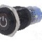 Intrerupator anti-vandalism, ON-(ON), &Oslash;16mm, ONPOW, LAS2GQF-11DT/B/24V/A