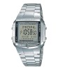 Ceas Casio Databank DB-360-1A Vintage Edgy Unisex, Digital, Inox, Bratara Otel, Rezistent Apa