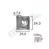 Clipsuri Capac Motor Metalic, Set 5 Bucati, Compatibil Audi VW Skoda