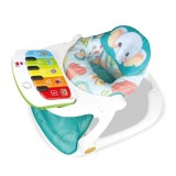Scaun portabil bebe interactiv Masuta de hranire si Joaca la pian-model elefant