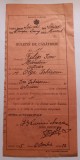 Buletin de casatorie , Octombrie 1945, Campulung Muscel