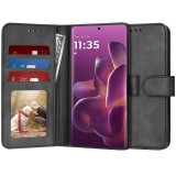 Husa 360 Motorola Edge 60 Pro Asteroid GSM Diary Book, negru