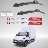 Cumpara ieftin Ștergătoare IVECO Daily MK3 Furgon (1999&ndash;2004) Flat | Set față &ndash; TeamCar&reg;