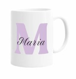 Cana alba personalizata cu prenume Maria, INOVATIX&reg;. 330ml, Oem