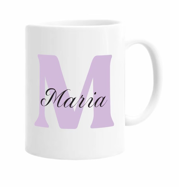 Cana alba personalizata cu prenume Maria, INOVATIX&reg;. 330ml