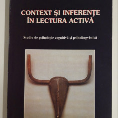 Ana Manoliu Dabija Context si inferente in lectura activa psihologie cognitiva