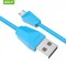 Cablu USB la micro USB Golf Diamond Sync Cablu albastru 1m 2A GC-27m