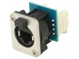 Conector Ethernet Montabil pe Șasiu cu Capac IP54 RJXS8FD6110