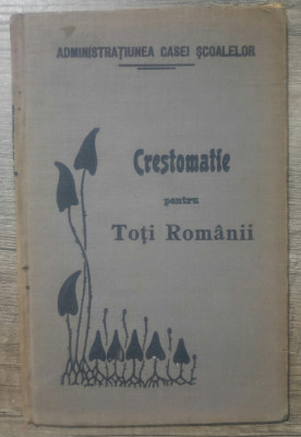 Crestomatie pentru toti romanii - George Cosbuc/ 1904, coperta originala foto