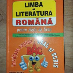 Limba si literatura romana pentru elevii de liceu- Mariana Badea