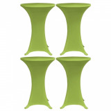 Gossi husa elastica pentru masa, 4 buc., verde, 60 cm