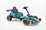 Cumpara ieftin Formula 1 GO Kart cu pedale de la Aston Martin, roti moi EVA, pentru copii