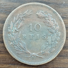 Moneda Portugalia - 10 Reis 1892